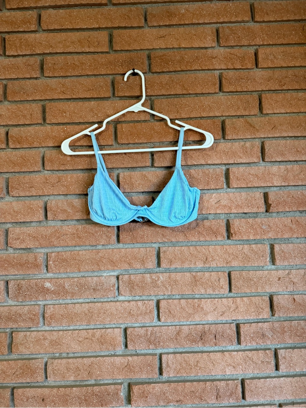 Light Blue Underwire Bikini Top